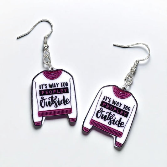Introvert Vibes Only: Sweater Earrings for the People-Averse!