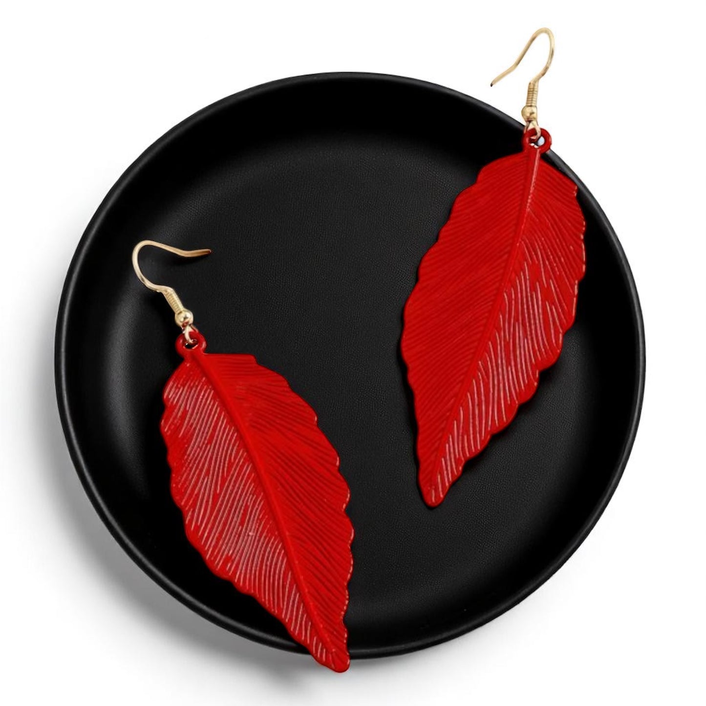 Embrace Autumn's Charm with Red Leaf Earrings! 🍂 - Rhythms of Grace Creative