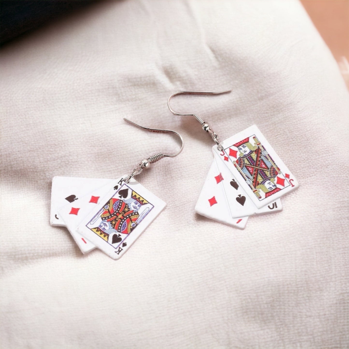 Get Your Game On with Our Playing Cards Earrings! 🌟 - Rhythms of Grace Creative