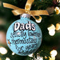 Christmas Ornament: "Dads - Secretly Lowering Thermostats for Years!"