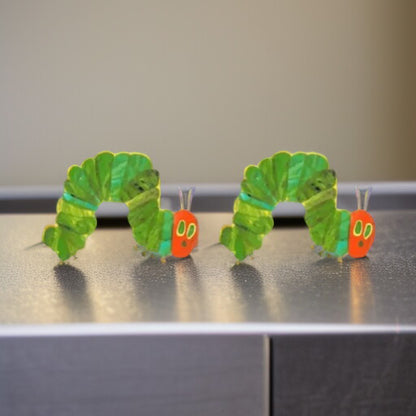 Charming Caterpillar Stud Earrings – A Whimsical Treat for All Ages!🐛