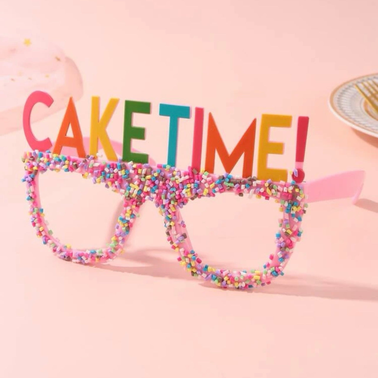 Caketime Sunglasses - Happy Birthday, Birthday Accessories, Cake Accessories, Birthday Queen - Rhythms of Grace Creative