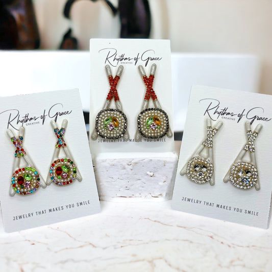 Chopsticks Sushi Drop Earrings - A Taste of Elegance! 🍣