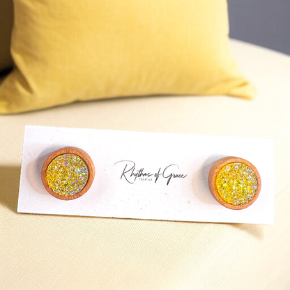 Sparkle & Shine: Faux Druzy Stud Earrings! ✨