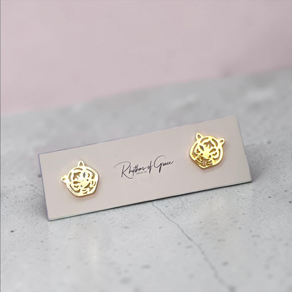 Roar into Style: Tiger Earrings Collection 🐅