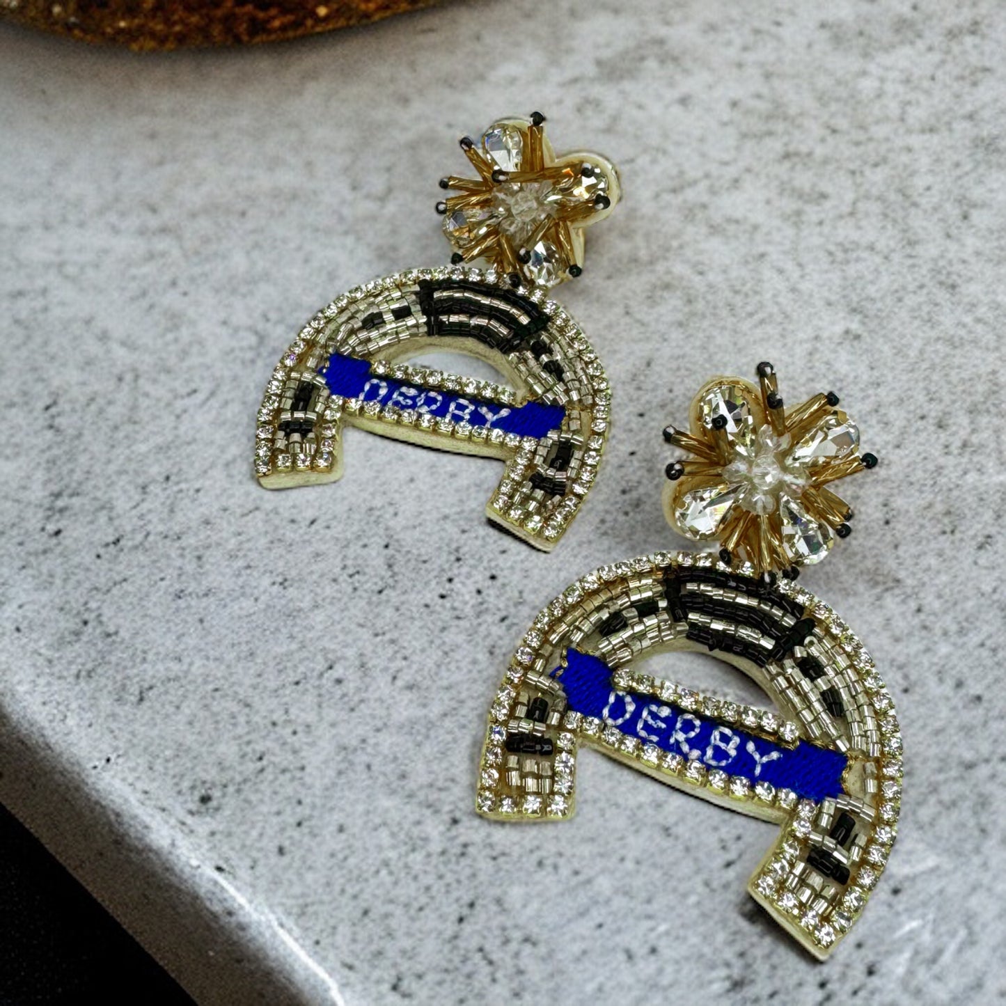 Derby Dangle Earrings – The Perfect Accessory for Derby Day!