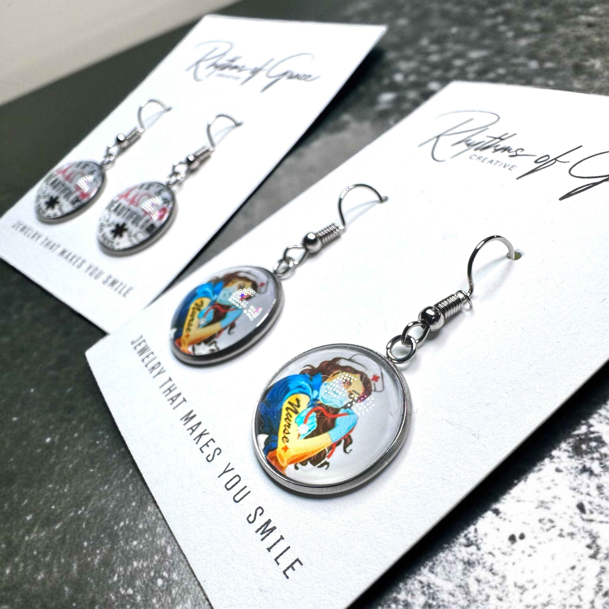 Save Lives in Style: Adorable Nurse & Grey's Anatomy Earrings!