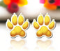 Vibrant Paw Print Studs – A Pawfect Gift! 🐾 10 Colors Available!