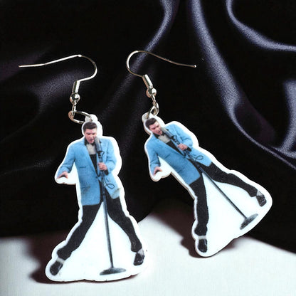 Rock Your Style: Elvis Presley Dangle Earrings - 12 Iconic Designs! 🎸