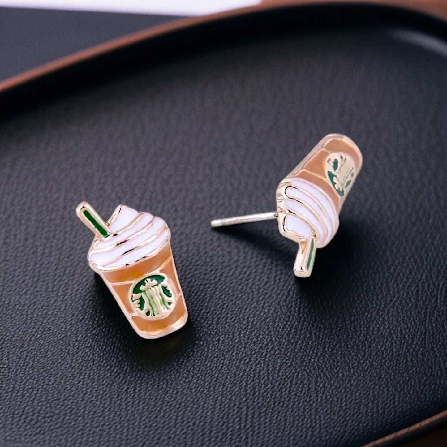 Sip in Style with Our Coffee Cup Stud Earrings! ☕