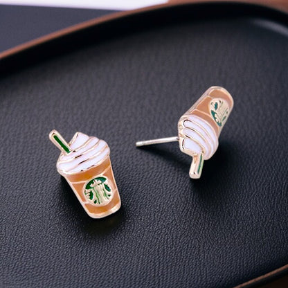 Sip in Style with Our Coffee Cup Stud Earrings! ☕