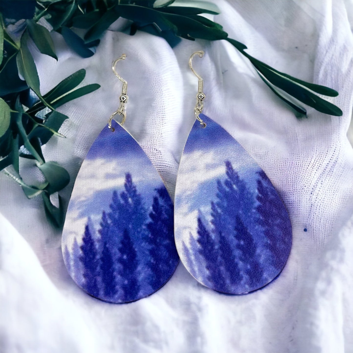 Adventure Awaits: Wanderlust Mountain Earrings - Redwood Forest Delights! - Rhythms of Grace Creative