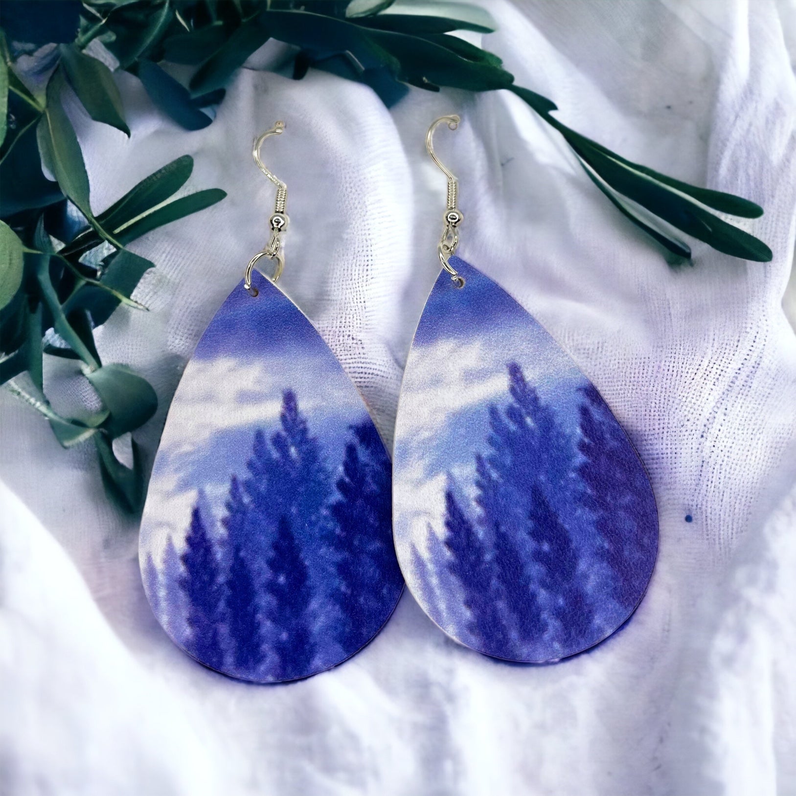 Adventure Awaits: Wanderlust Mountain Earrings - Redwood Forest Delights! - Rhythms of Grace Creative