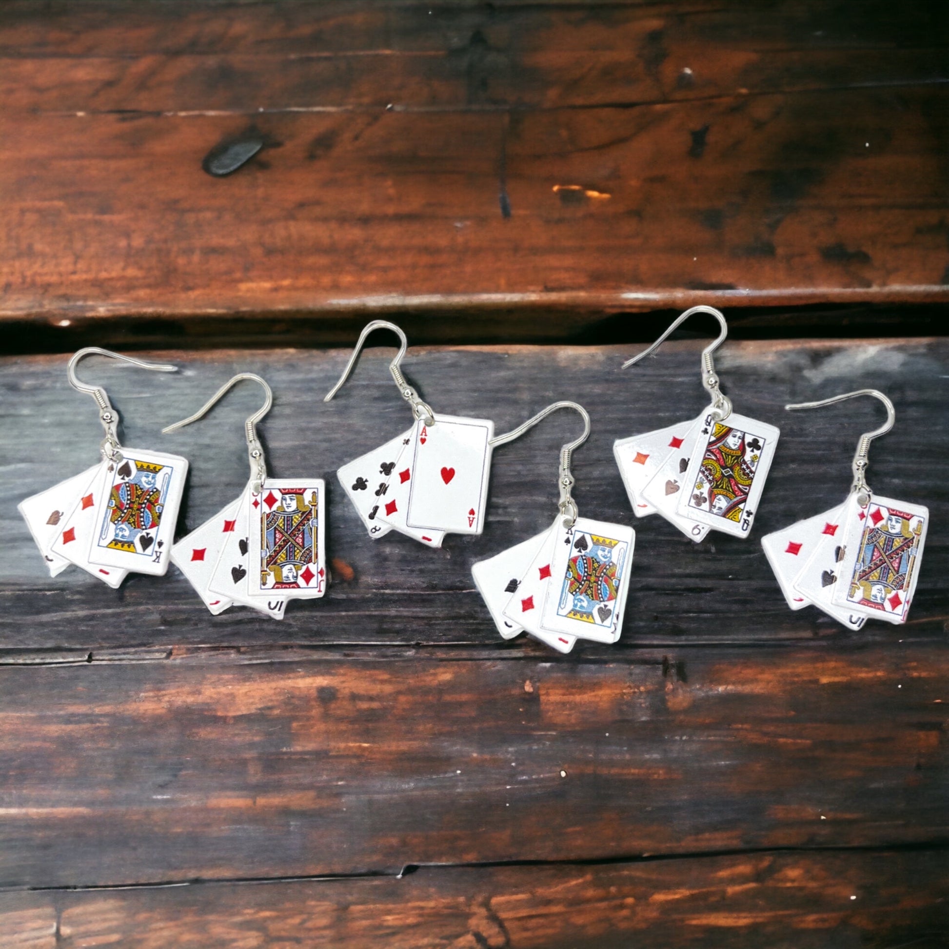 Get Your Game On with Our Playing Cards Earrings! 🌟 - Rhythms of Grace Creative