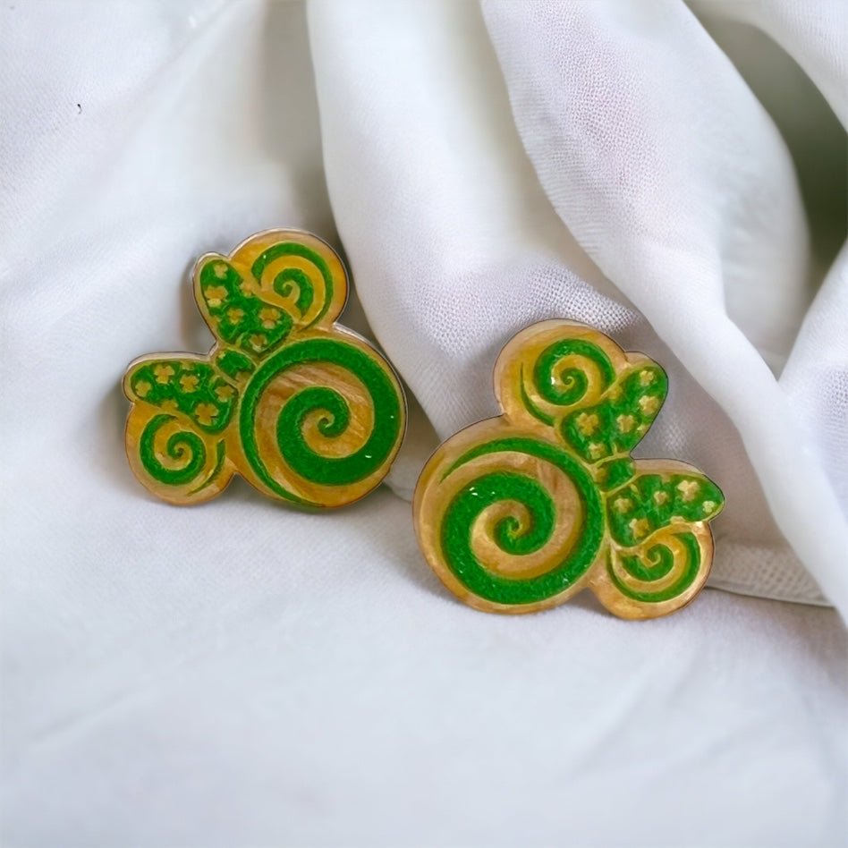 Lucky Mouse Ear Earrings - St. Patty's Day Edition! 🍀 - Rhythms of Grace Creative