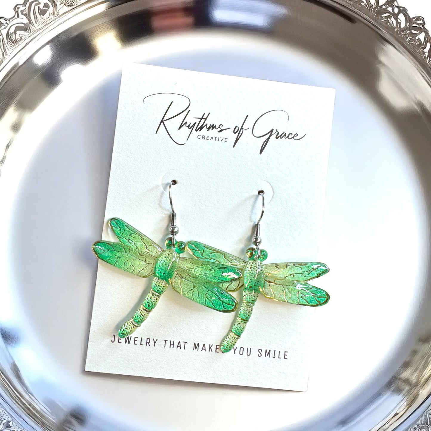 Catch the Whimsy! Dragonfly Dangle Earrings