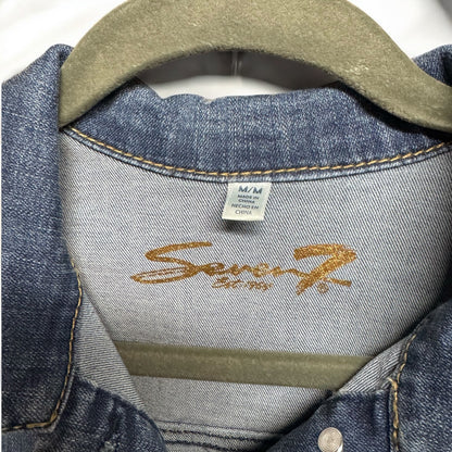Hand Painted Jean Jacket: “Laissez les bon temps rouler”