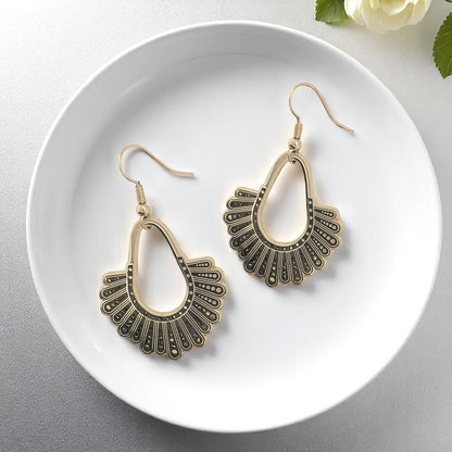 Dissent Earrings – Channel Your Inner RBG with Bold Elegance!