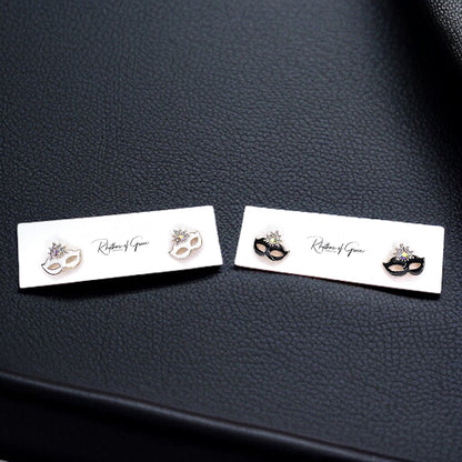 Mystical Masquerade Mask Earrings – Unveil the Mystery!
