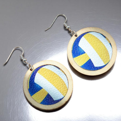 Serve Up Style with Our Volleyball Dangle Earrings! 🏐