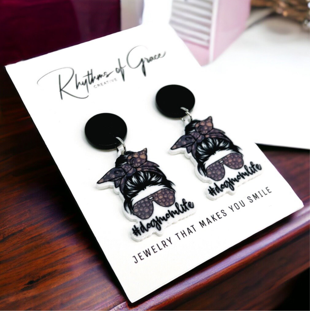 Dog Mom Earrings – Show Off Your Pup Pride! 🐶
