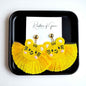 Wildly Stylish Tiger Earrings - Handmade Crocheted Animal Jewelry & Accessories!