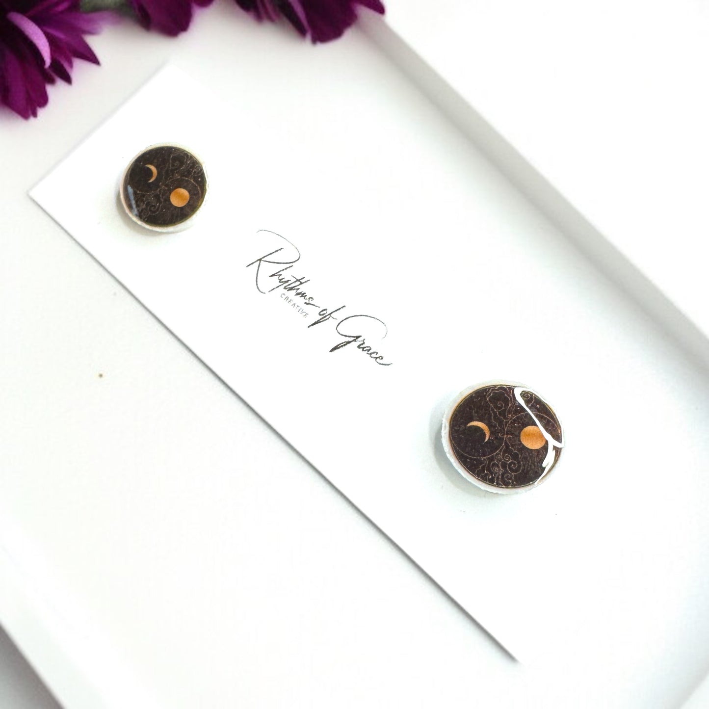 Celestial Stud Bliss: Adorn Your Ears with Stardust Magic! ✨