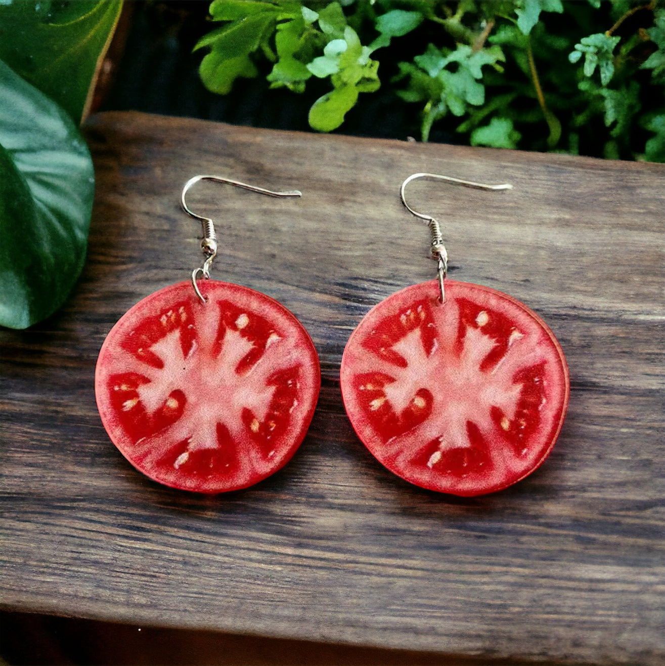 Tomato-tally Charming Earrings: Add Some Flavor to Your Style! 🍅
