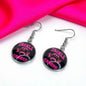 Fight Like a Girl (and Look Fabulous Doing It!) - Breast Cancer Awareness Earrings 💖