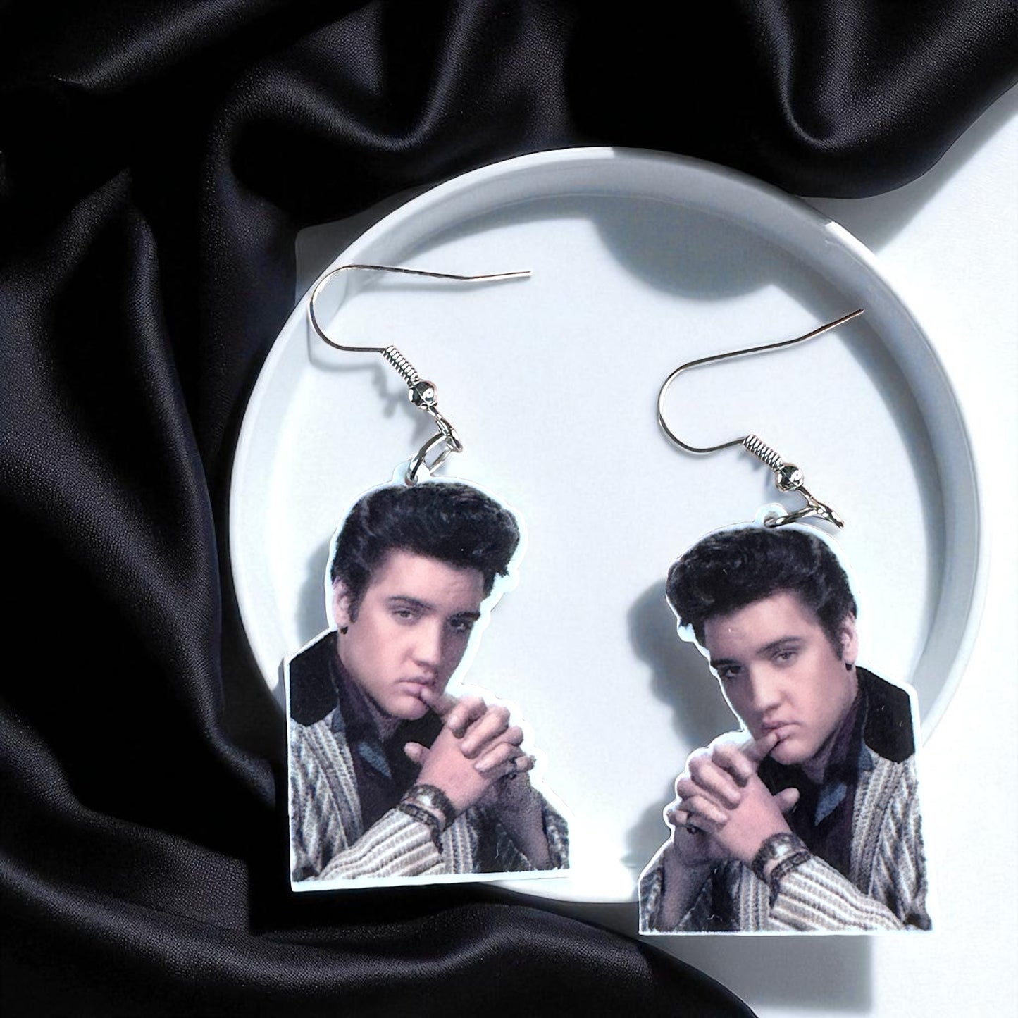 Rock Your Style: Elvis Presley Dangle Earrings - 12 Iconic Designs! 🎸