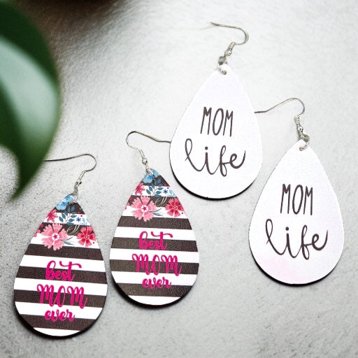 Mom Life Earrings: Wear Your Supermom Status with Style! - Rhythms of Grace Creative