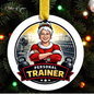 Personal Trainer Christmas Ornament | Custom Fitness Coach Holiday Ornament | Gym Trainer Gift