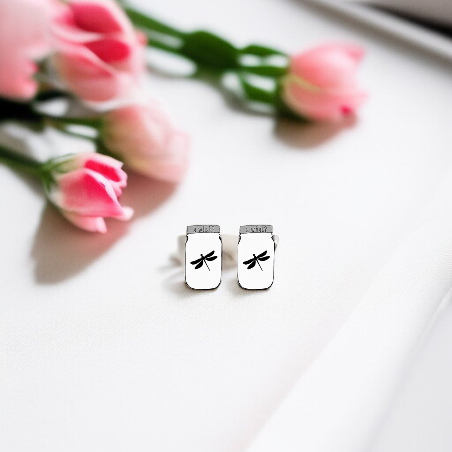Glow & Sparkle: Firefly Jar Stud Earrings - 'A What?' Surprise!