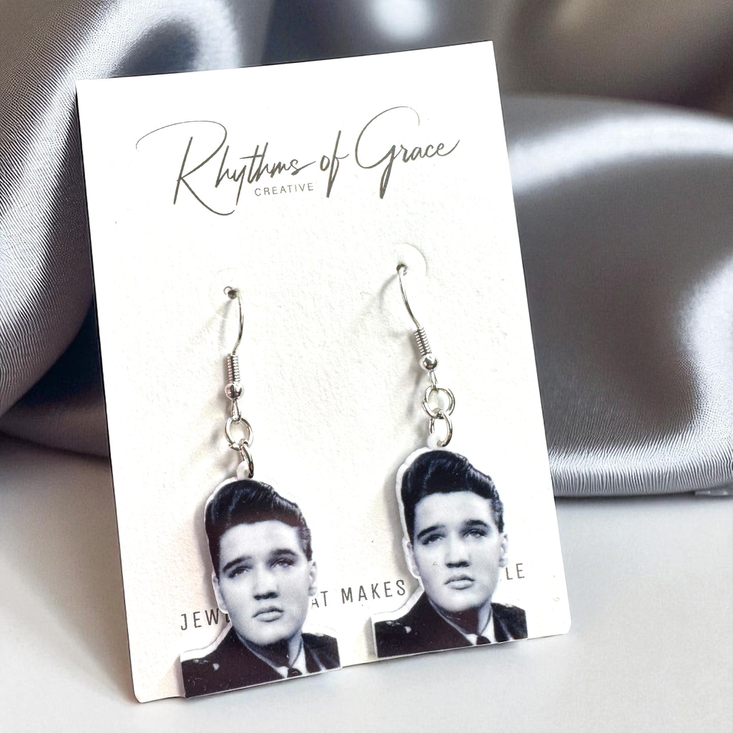 Rock Your Style: Elvis Presley Dangle Earrings - 12 Iconic Designs! 🎸