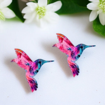 Flutter into Fashion with Hummingbird Stud Earrings!