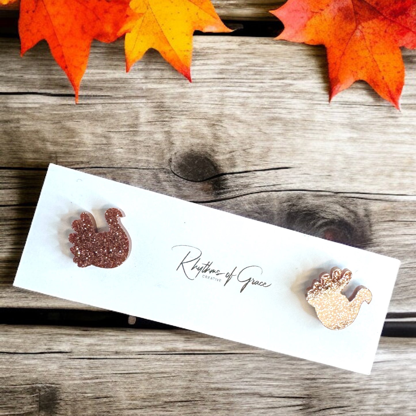 Sparkle and Shine This Thanksgiving with Our Festive Stud Earrings!