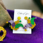 Sparkle & Shine: Festive Mardi Gras Earrings in Four Stunning Styles! - Rhythms of Grace Creative