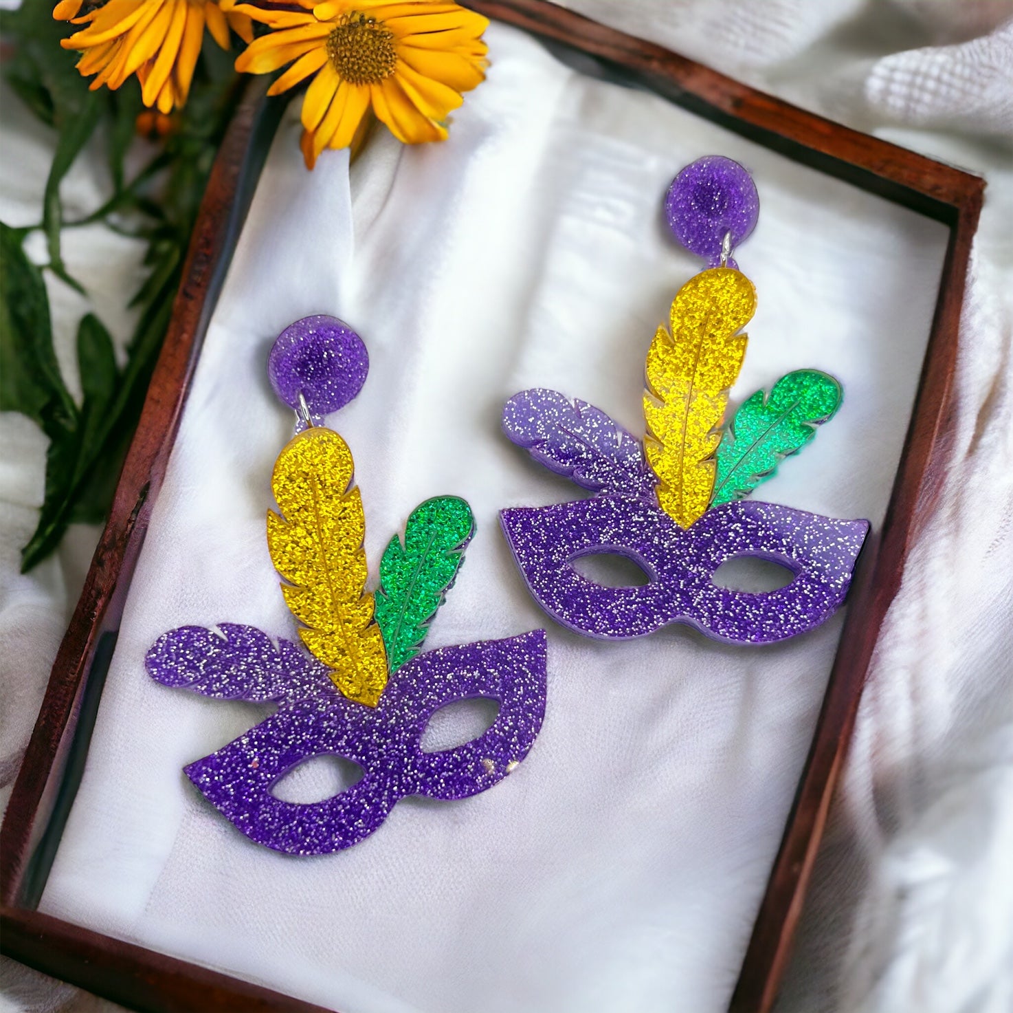 Sparkle & Shine: Festive Mardi Gras Earrings in Four Stunning Styles! - Rhythms of Grace Creative