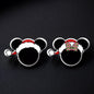 Festive Fun: Christmas Mouse Ears Stud Earrings - Perfect for Holiday Cheer!