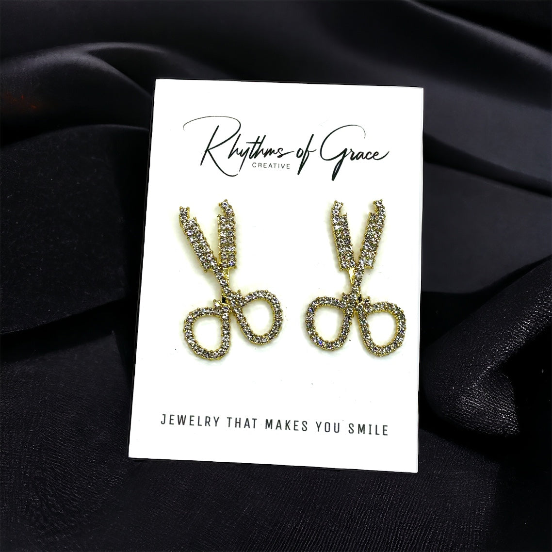 Snip, Sparkle, and Shine: Stylish Scissor Earrings for Trendsetting Stylists!