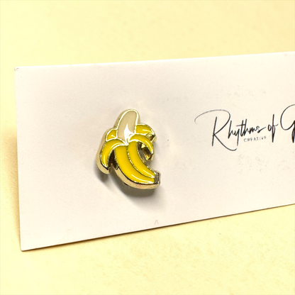 Banana Enamel Stud Earrings | Cute Baseball Fan Jewelry | Savannah Bananas Inspired | Stainless Steel Posts | Gift for Kids & Adults