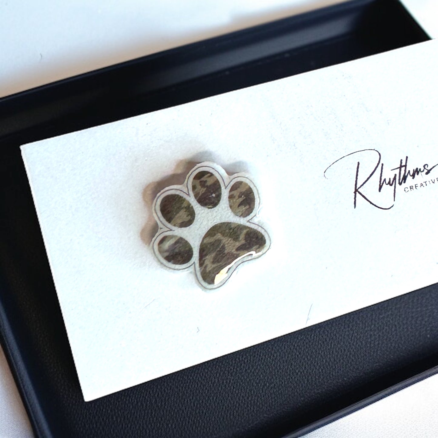 Vibrant Paw Print Studs – A Purr-fect Gift!