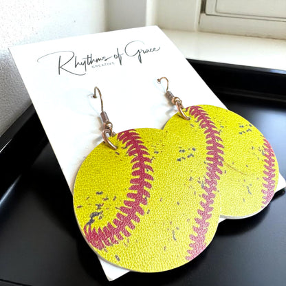 Hit a Style Home Run with Softball Dangle Earrings!