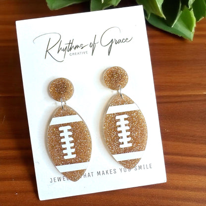 Score Big with Sports-Themed Dangle Earrings!