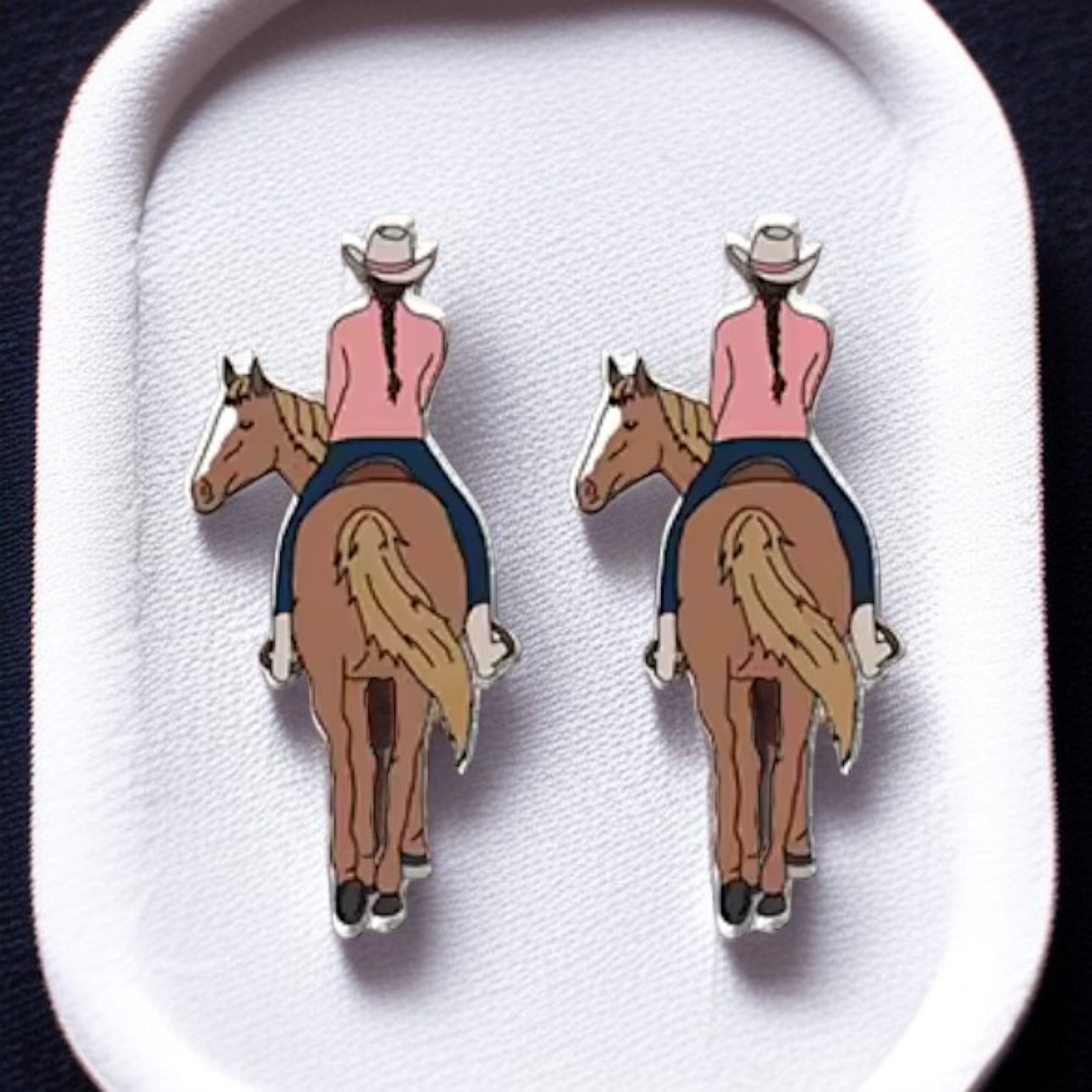 Hoofin' It in Style: Adorable Horse Stud Earrings!