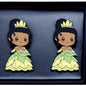 Enchanting Cartoon Princess Stud Earrings - Sparkle Like Royalty! 👑