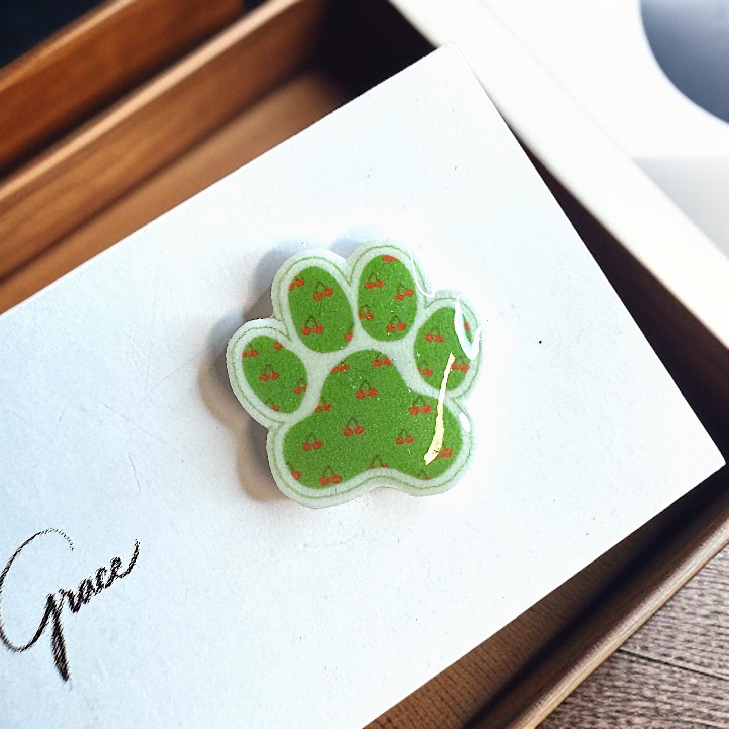 Vibrant Paw Print Studs – A Purr-fect Gift!