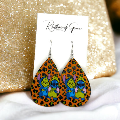 Mean One Dangle Earrings: Get Your Grinch On This Christmas!