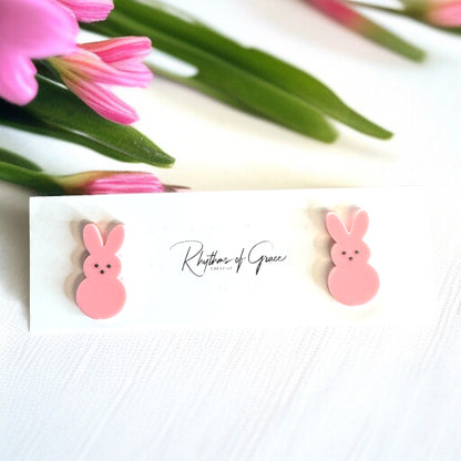 Hop into Easter Style with Peep Stud Earrings!
