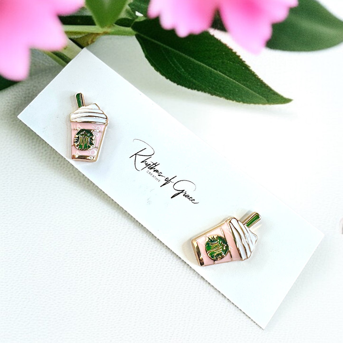 Sip in Style with Our Coffee Cup Stud Earrings! ☕